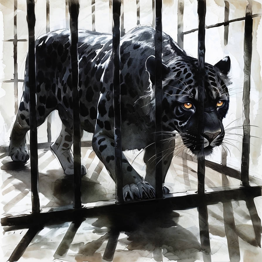 Der Panther , poem of Rainer Maria Rilke by IrisWinkler on DeviantArt