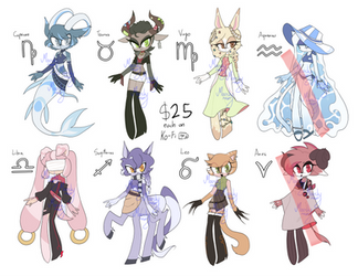 Sonic Adopt Zodiac Themed [5/8 OPEN] reduced