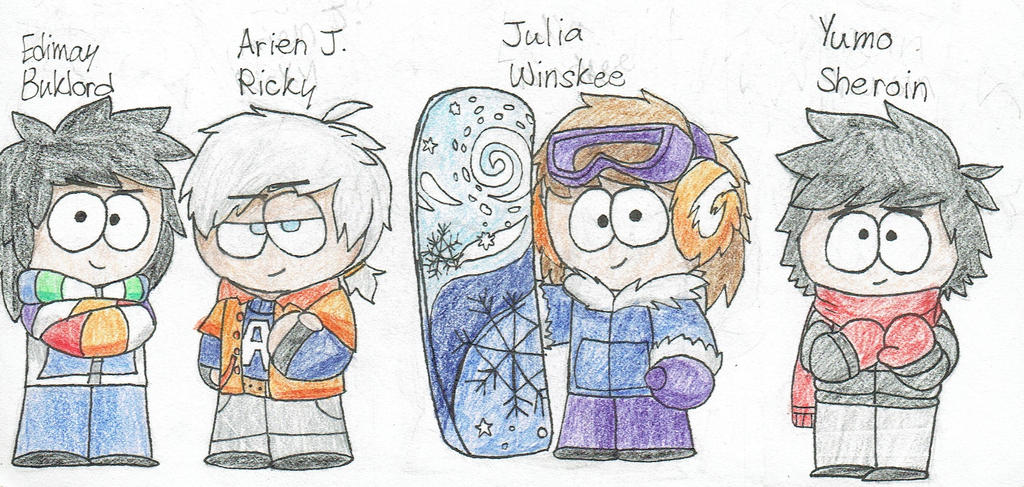 My South Park characters