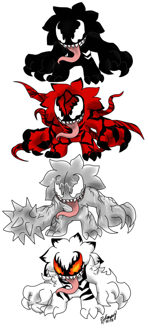 Venomay's symbiote styles by Edimay on DeviantArt