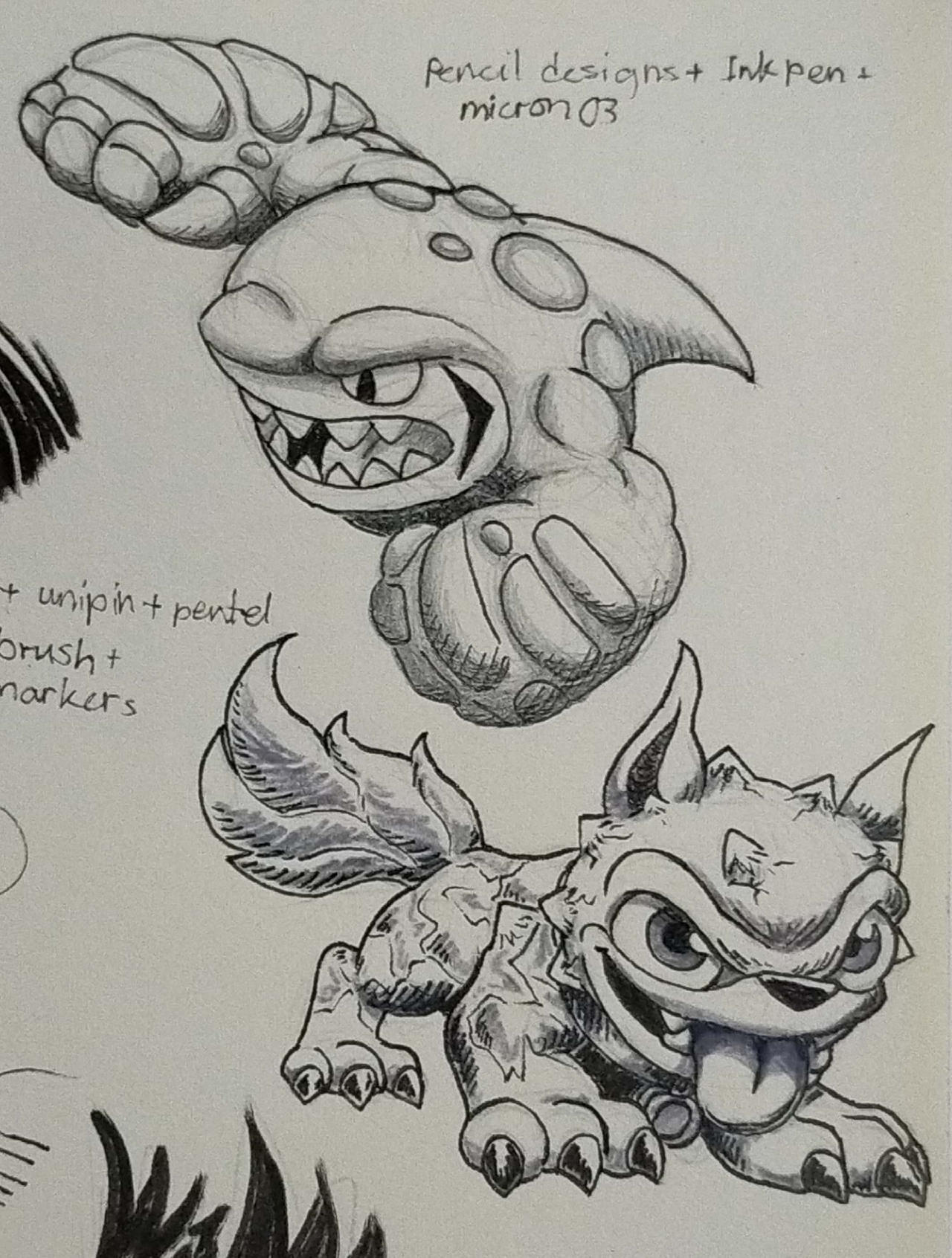 Spacelander Drawing Skylanders in drawing practice sketch by Edimay on DeviantArt