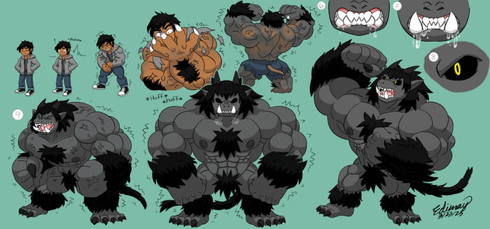 Beast Post Transformation Edimay - Hobbyist, Traditional Artist | DeviantArt