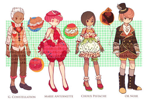 ADOPTABLES SET 2: PASTRIES ! [CLOSED]