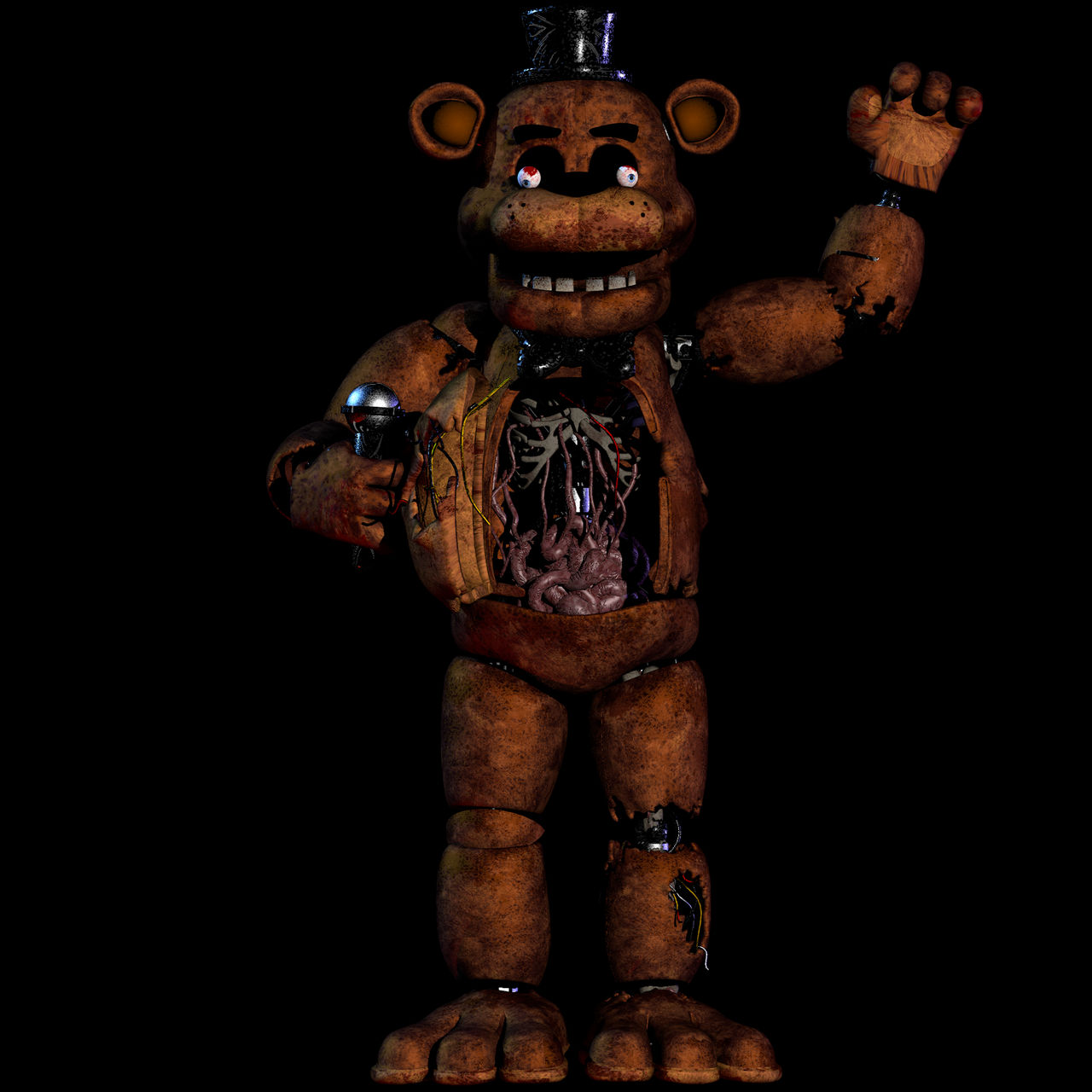 Corpse Face Rfef (c4d) corpse freddy render by pedrogsr on DeviantArt