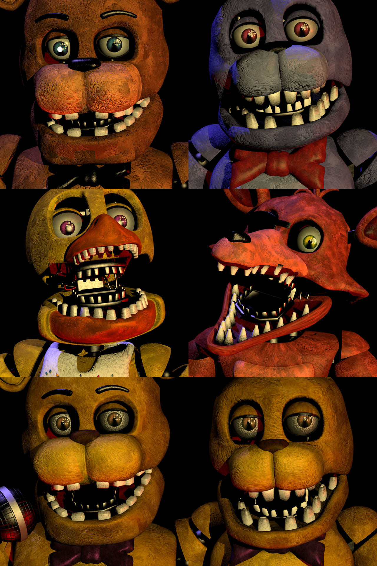 (c4d) unwithered gang by pedrogsr on DeviantArt