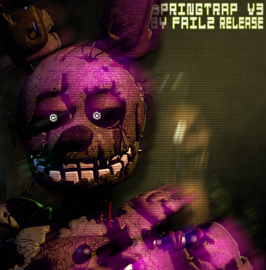 Springtrap v3 by Failz release by pedrogsr on DeviantArt