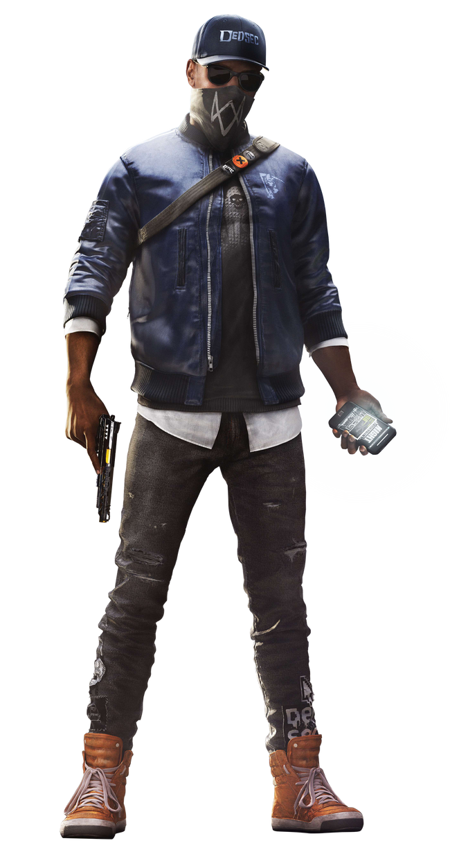 Watch Dogs 2 Marcus Holloway render 2 (wallpaper1) by Digital-Zky on ...