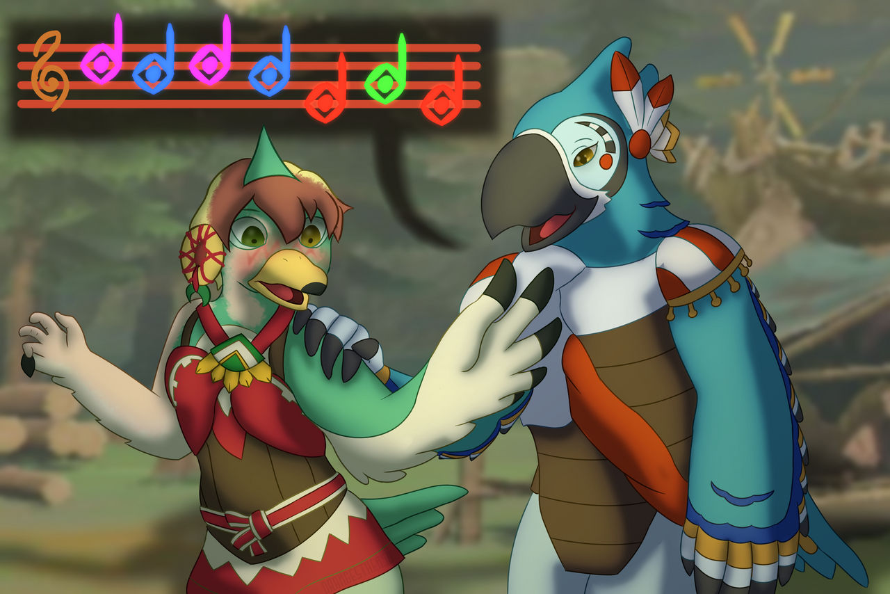 Female Rito Deviantart Ballad of the Rito Women by TemporarilyCy on DeviantArt