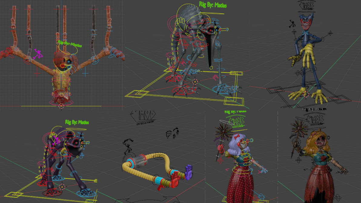 poppy playtime chapter 3 rig by matiasgaitan on DeviantArt