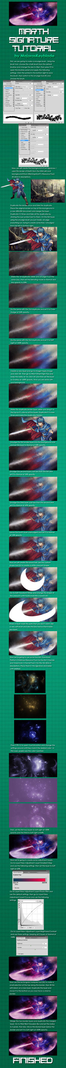 Marth Signature Tutorial - Photoshop