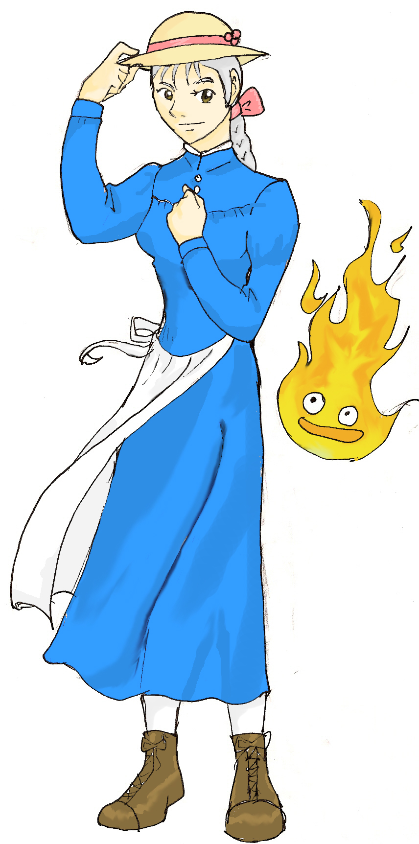 Sophie Hatter and Calcifer