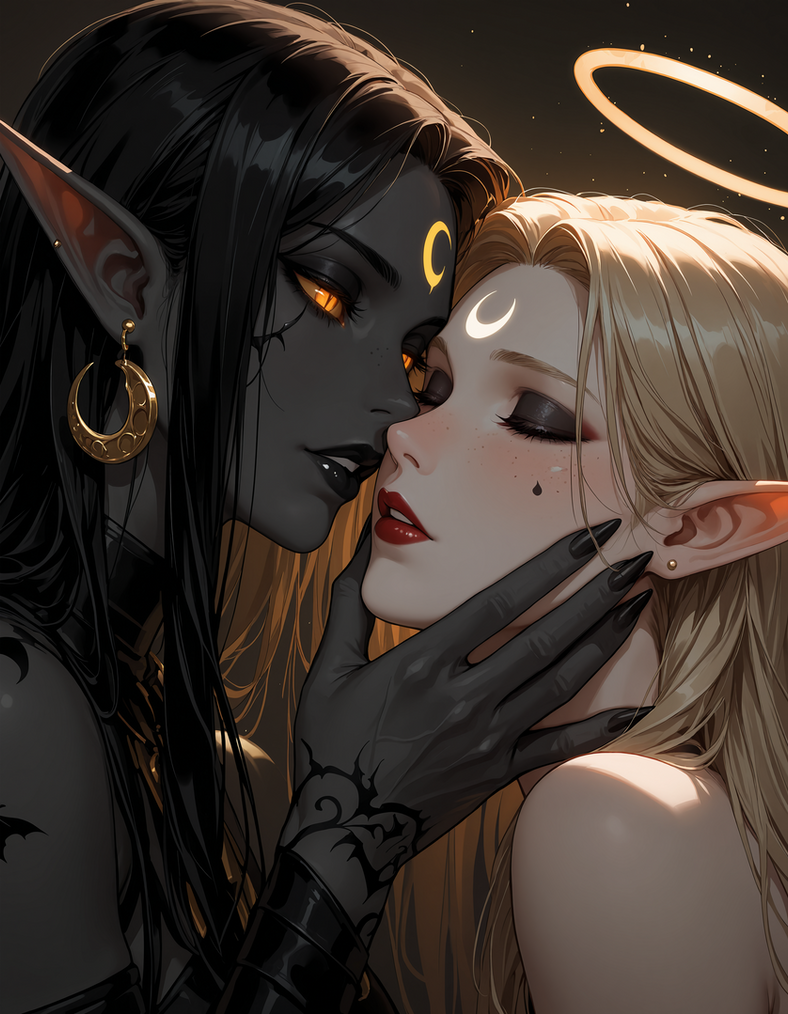 Two Elf Best Two elfies by jojoBF on DeviantArt
