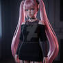 Midnight Blossom | Gothic Pink Twintails