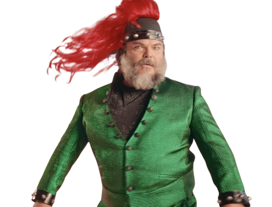 jack black dressed as bowser Jack Black Once Again Proves His Excellence in 'Super Mario Bros. Movie'