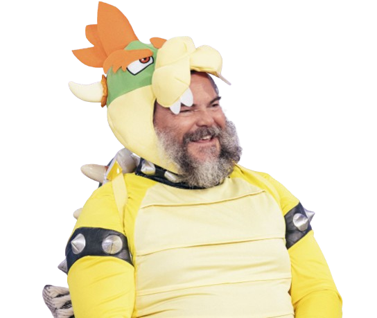 jack black dressed as bowser i never knew i wanted to see jack black in a crappy bowser costume
