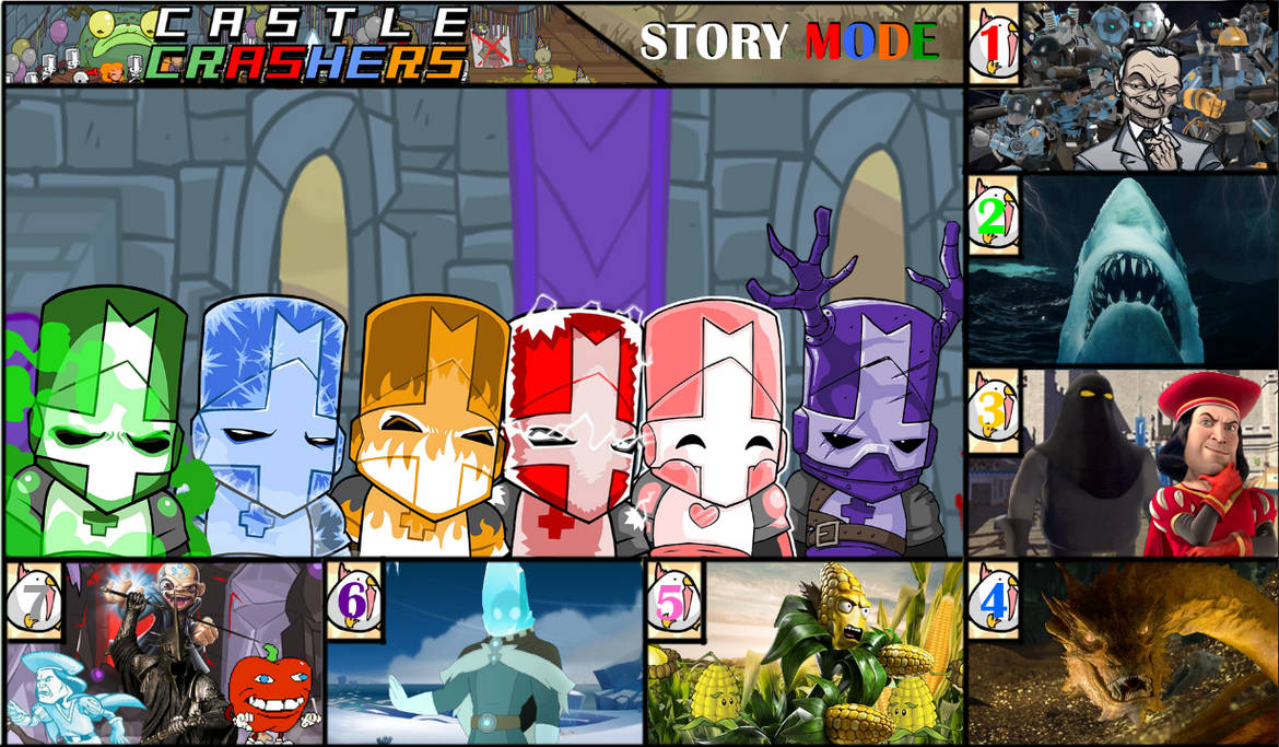 Castle Crashers Knights Story Mode By Marz53 On DeviantArt castle-crashers-knights-story-mode-by-marz53-on-deviantart