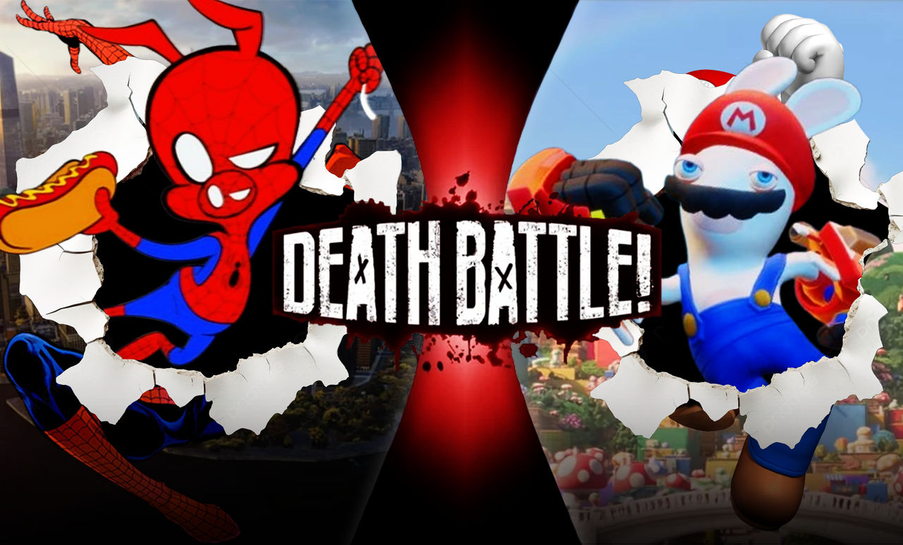 Death Battle Spider-Ham vs Rabbid Mario by Marz53 on DeviantArt