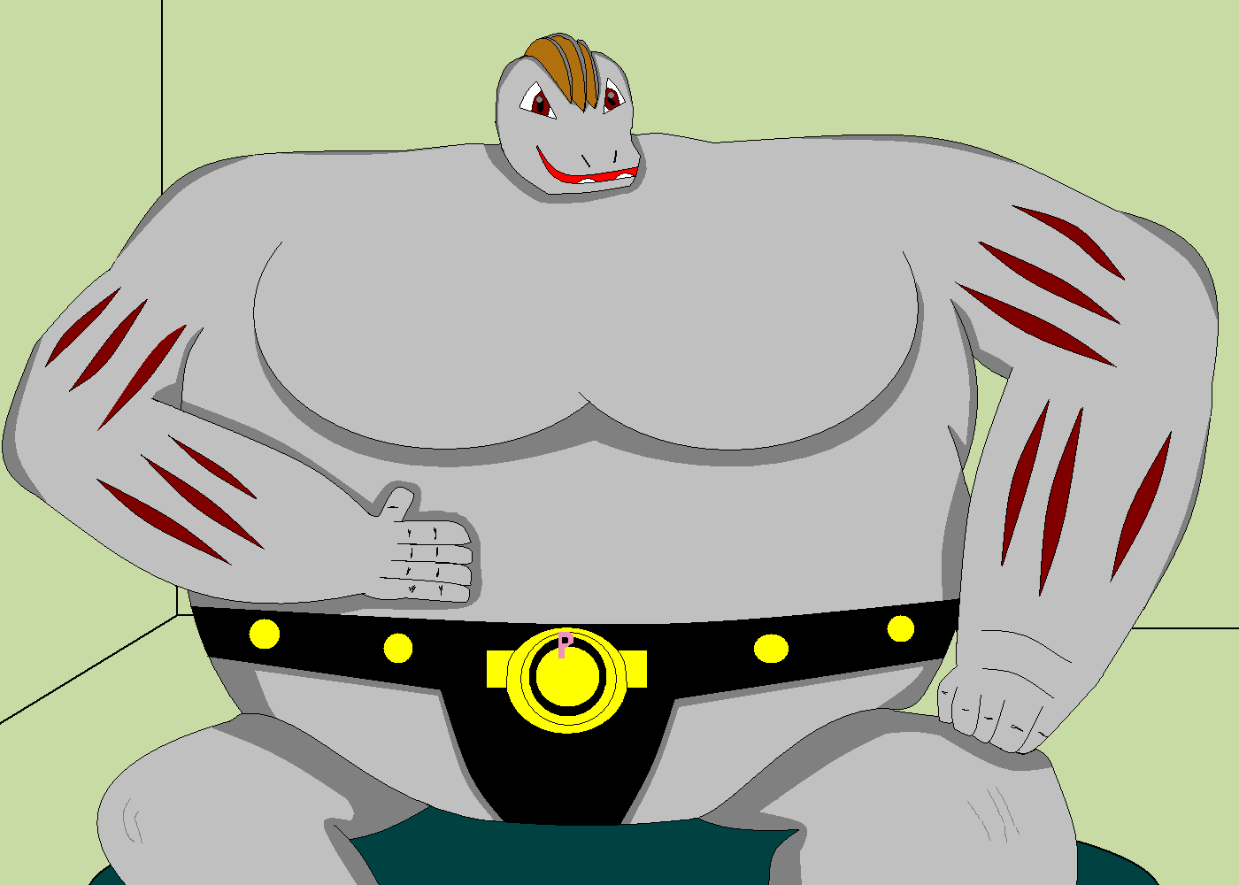 Training Machoke 2 by DragonFeeder on DeviantArt