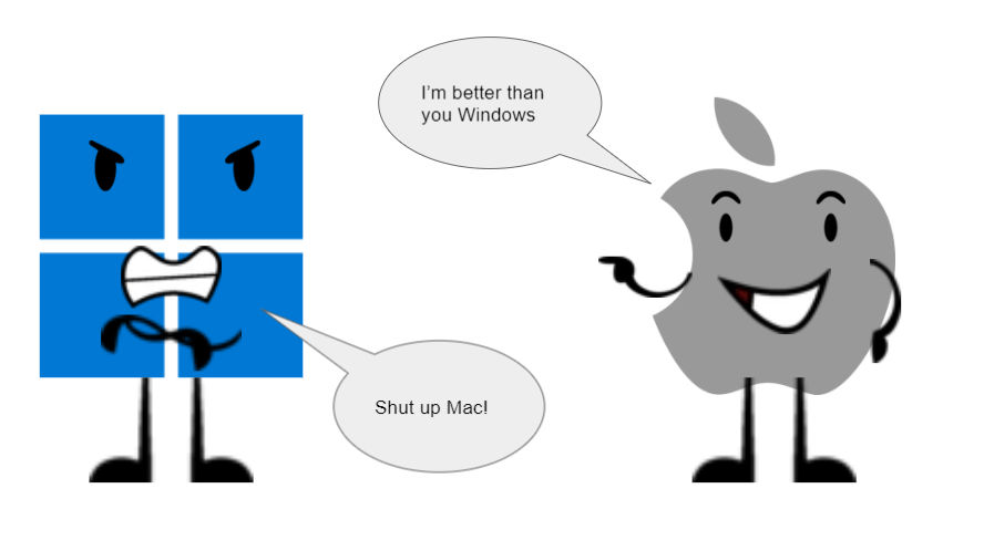 Mac making fun of Windows by Windows-Vista-Lover on DeviantArt