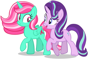 Lizzy and Glimmy vector 1