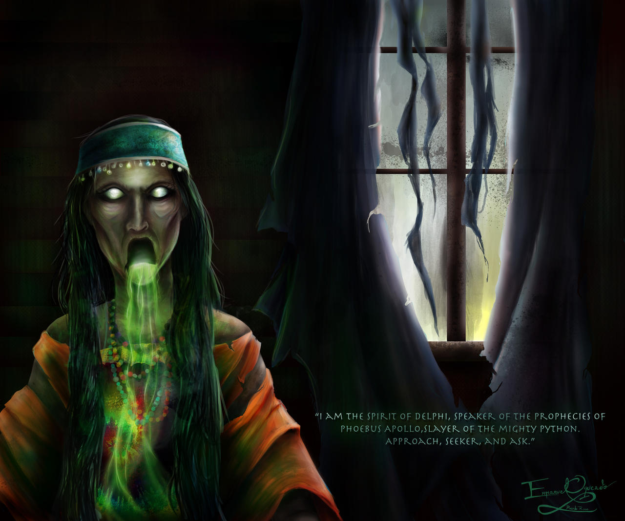 The Oracle of Delphi by Emmanuel-Oquendo on DeviantArt