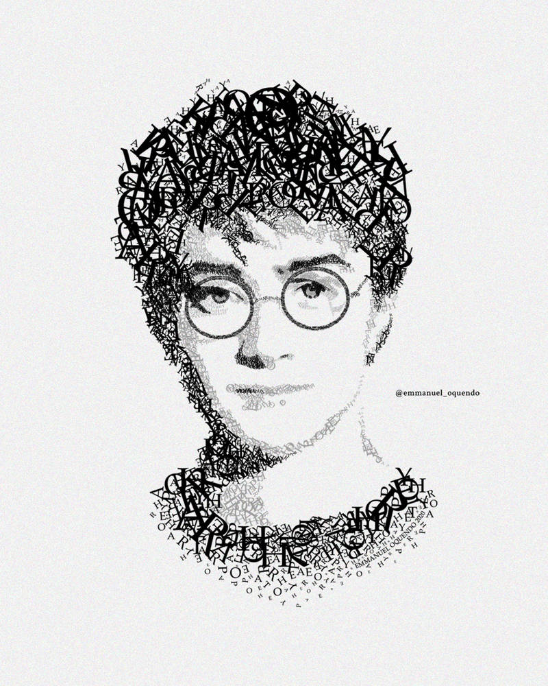 Calligraphy Harry Harry Birthday Calligram by Emmanuel-Oquendo on DeviantArt