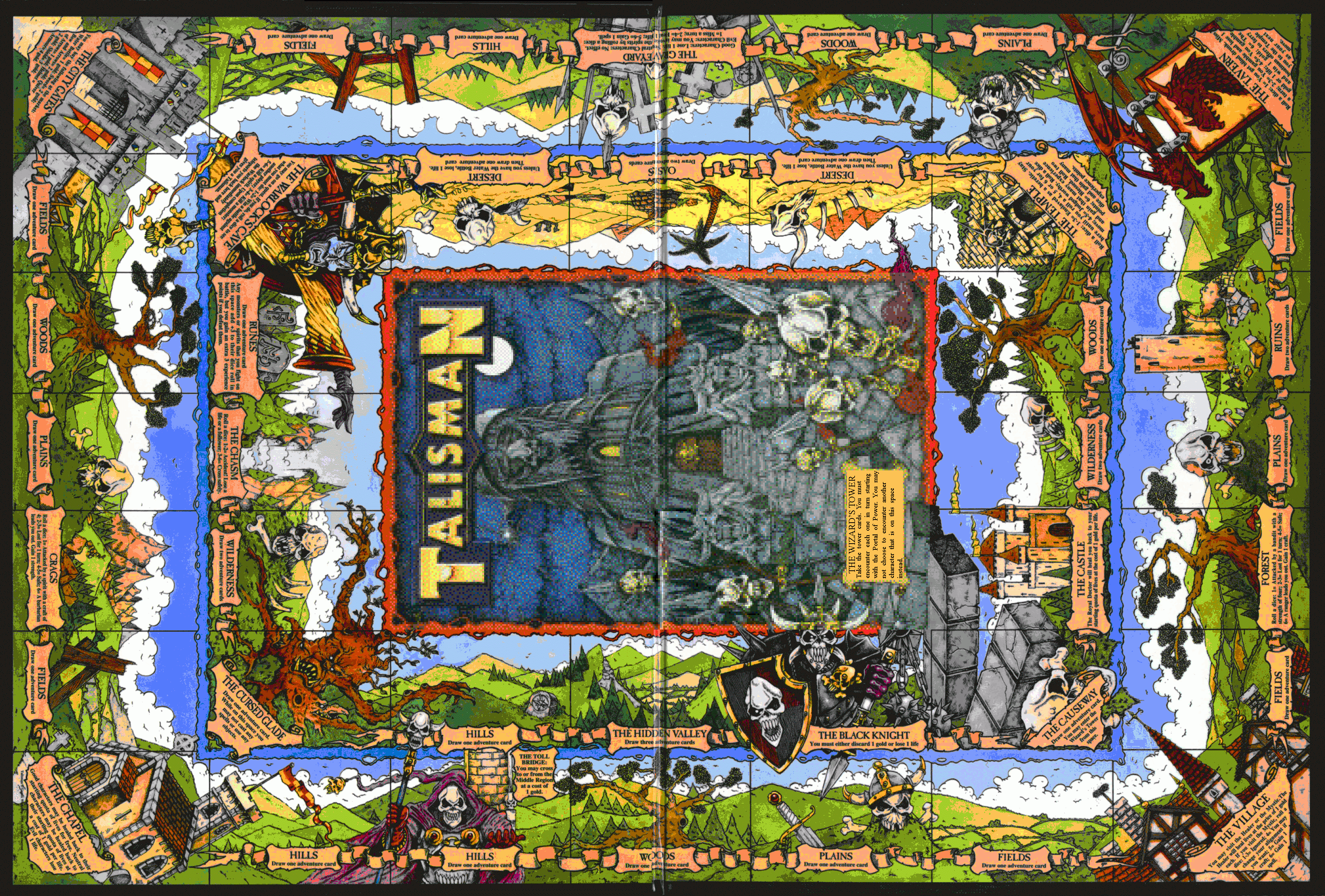 WARHAMMER Talisman GameBoard by Kaal979