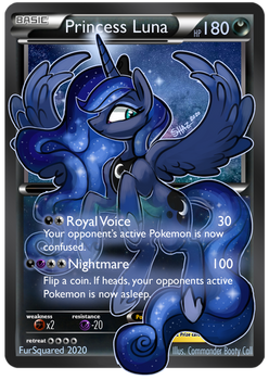 Luna Deluxe Pokemon Card