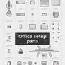 Office setup parts