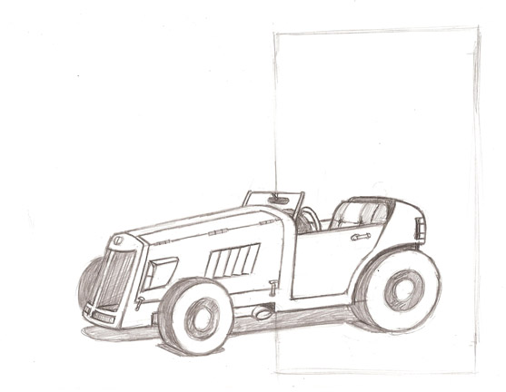 WIP Vehicle Sketch Retro