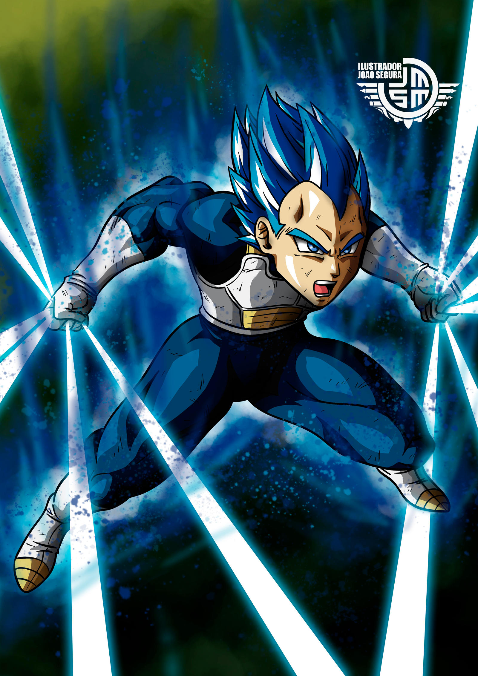 Vegeta's Final Flash by orco05 on DeviantArt