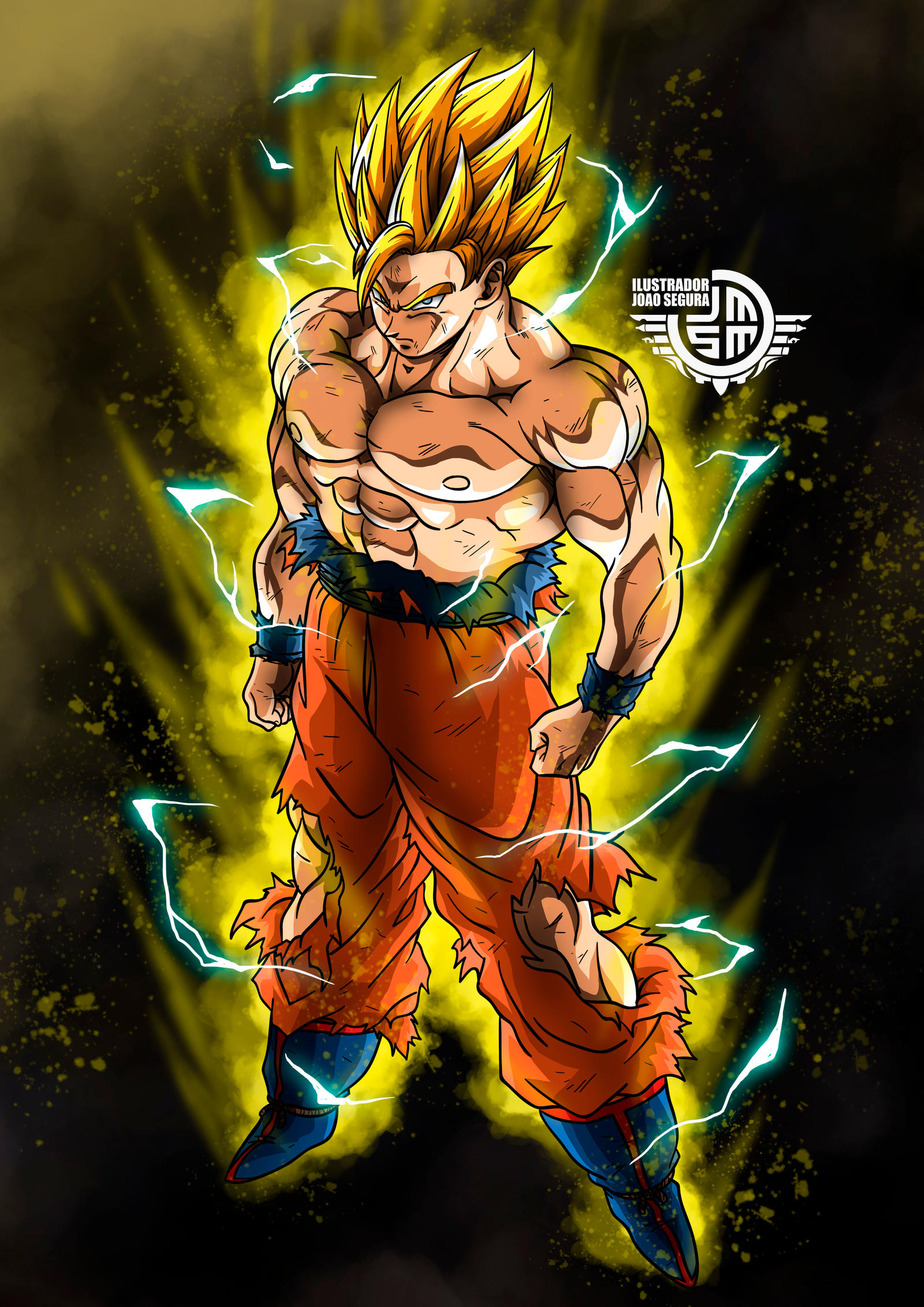 Goku Super Sayayin 2 By Ilustradorjoaosegura On DeviantArt goku-super-sayayin-2-by-ilustradorjoaosegura-on-deviantart