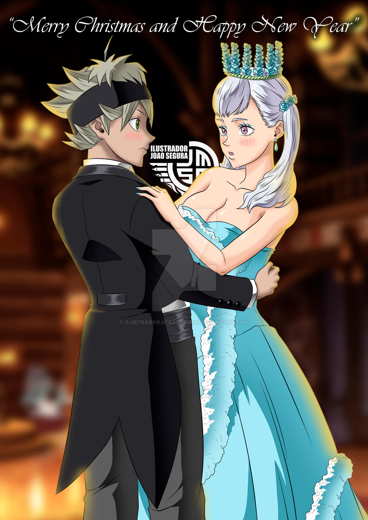 Noelle And Asta Merry Christmas and Happy New Year by