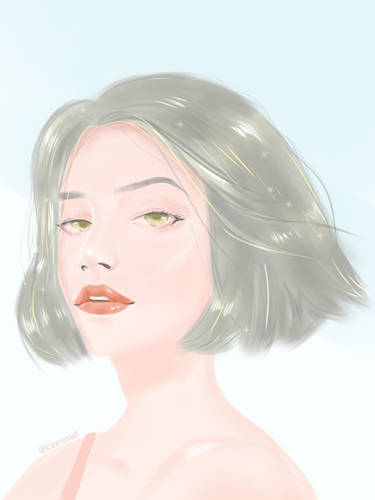 Digital painting (woman)