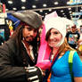 Fionna and Captin Jack Sparrow cosplay