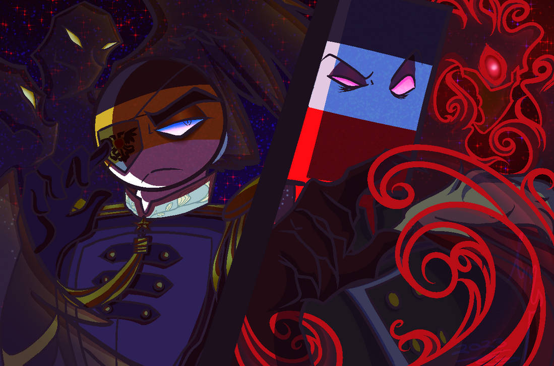 Countryhumans: Russian Empire and Reichtangle by MontyDrawz on DeviantArt
