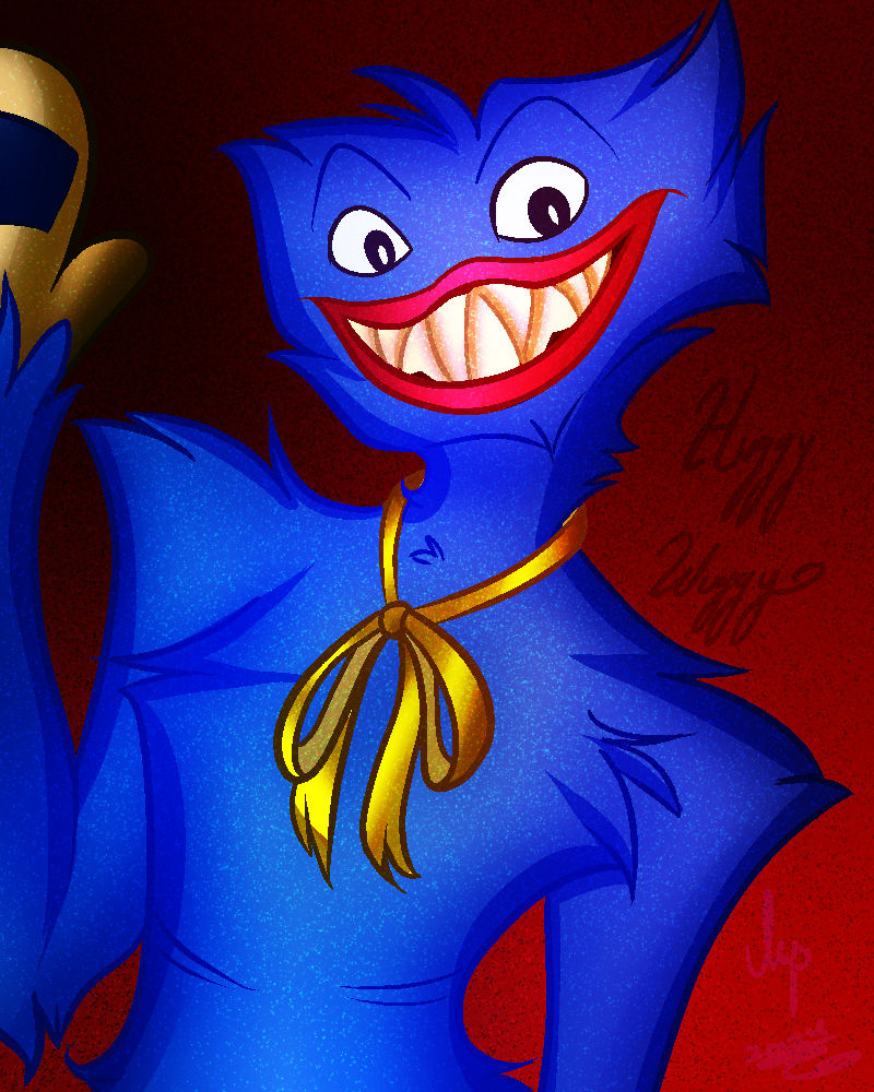 Poppy Playtime: Huggy Wuggy COLORED by MontyDrawz on DeviantArt