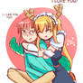 Tohru and Kobayashi