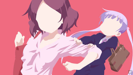 rin y aoba new game minimalist by tekmac