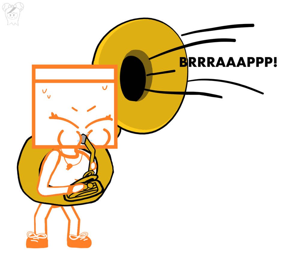 Coach blowing a tuba by KGirlAndFriends on DeviantArt