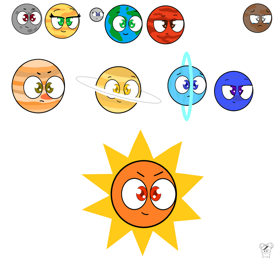 Solar System reference sheet by KGirlAndFriends on DeviantArt