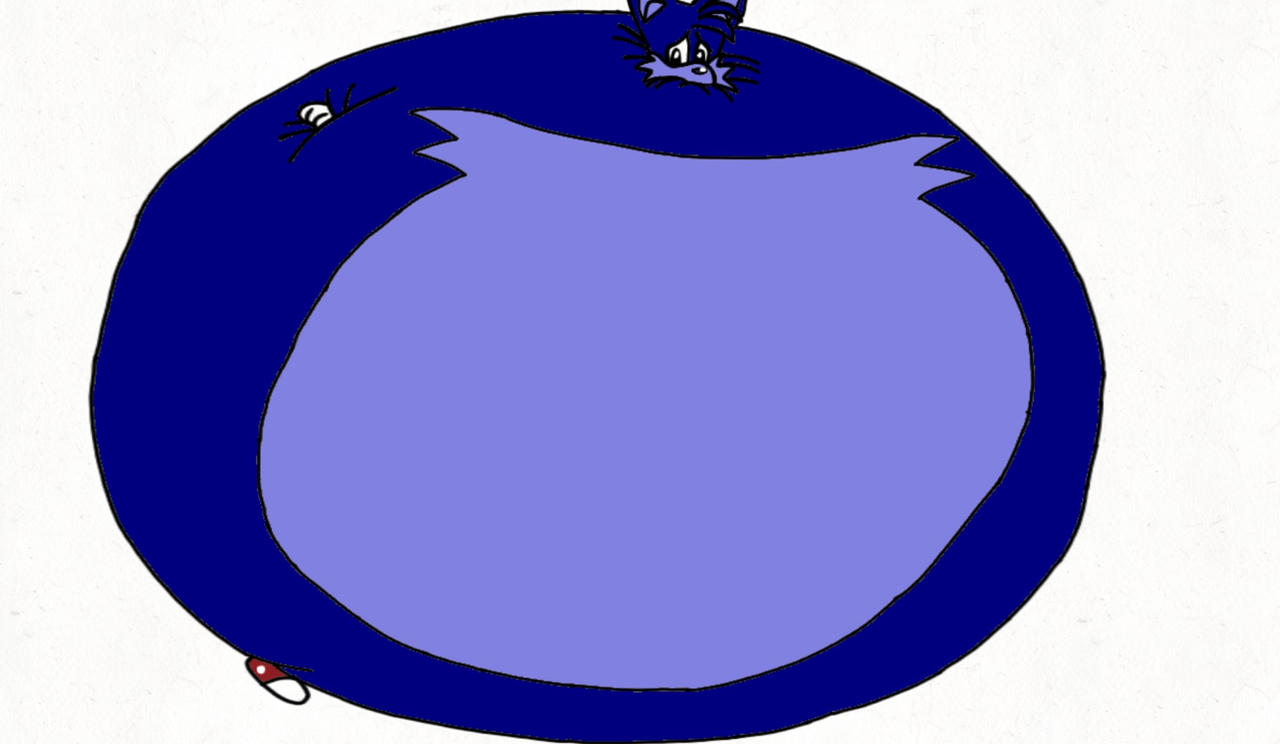 Blueberry tails fully inflated by beagleboy222 on DeviantArt