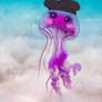 Mauve Jellyfish In Beret