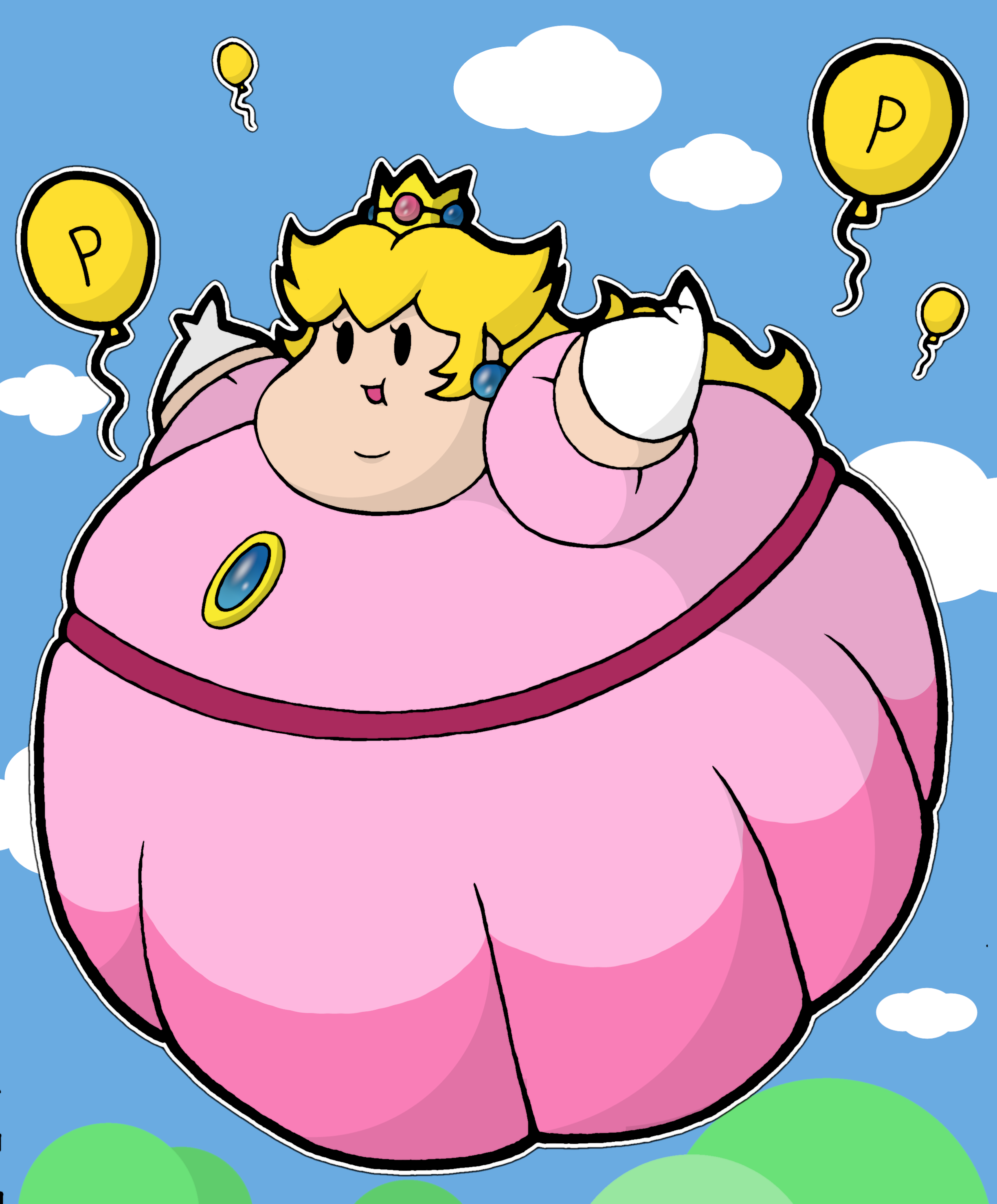 Transformacorp Paper balloon Peach by TransformaCorp on DeviantArt