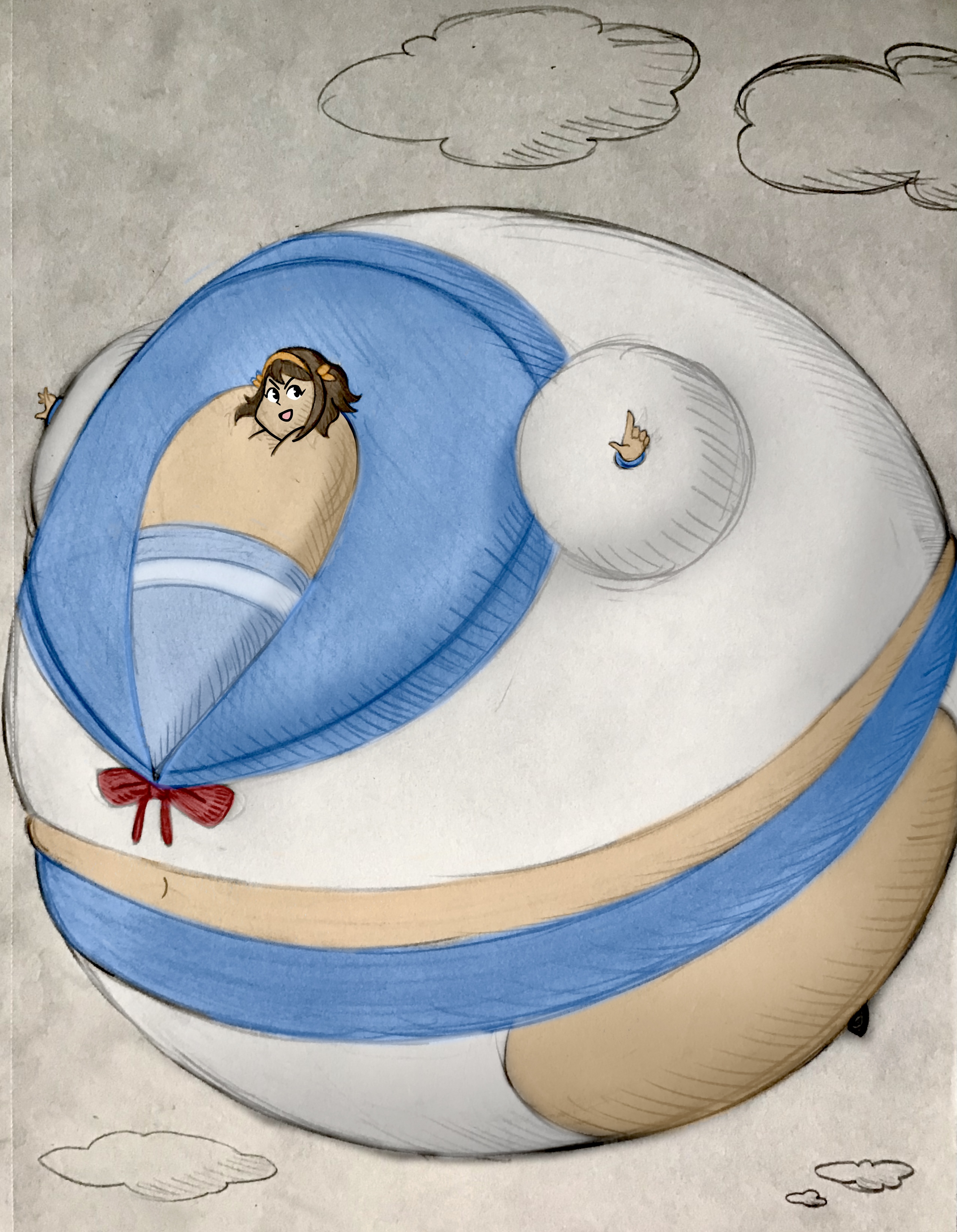 The inflation of Haruhi Suzumiya by TransformaCorp on DeviantArt