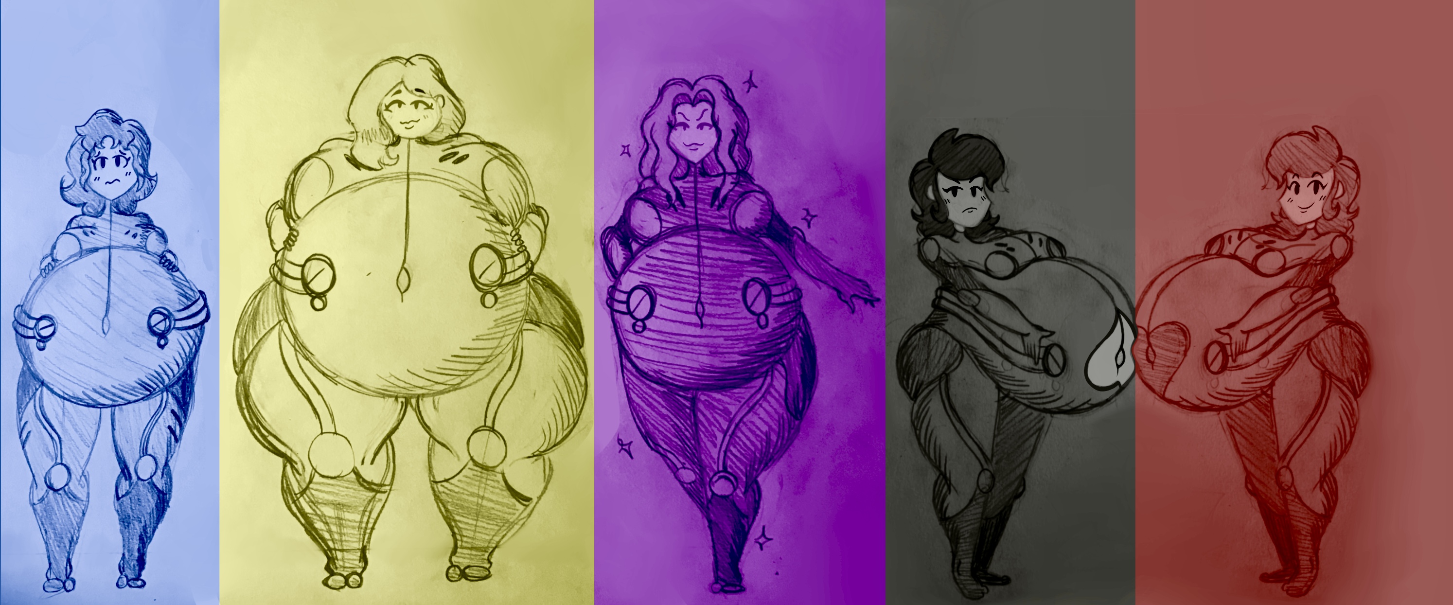 Transformacorp The five pregnaught pilots by TransformaCorp on DeviantArt