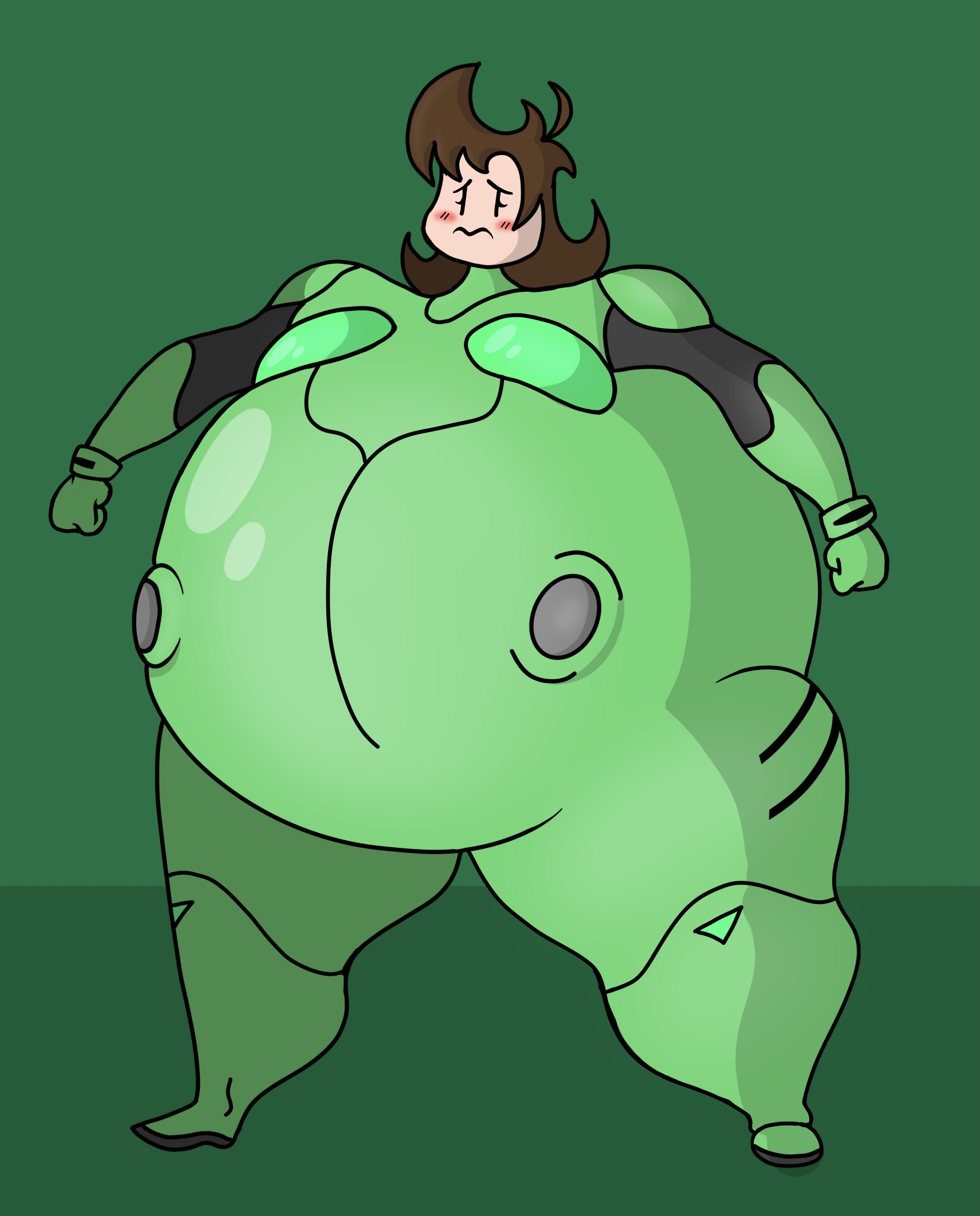 Transformacorp Inflation Zoe wearing a D type plugsuit by TransformaCorp on DeviantArt