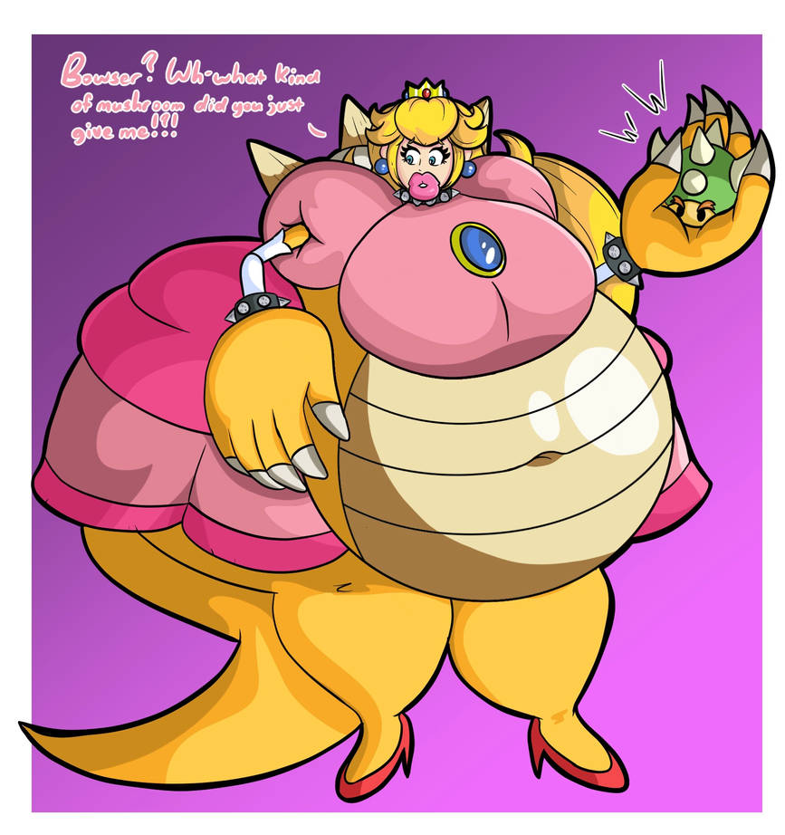 Transformacorp Inflation Princess Peach's Bowser Suit Dilemma by UnknownRez on DeviantArt
