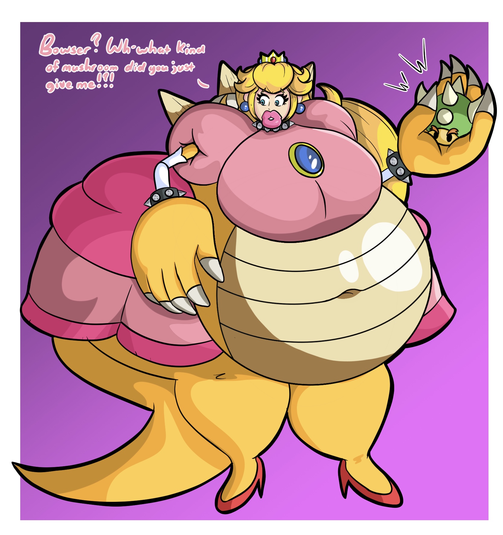 Transformacorp A big ol Bowser Peach edit by TransformaCorp on DeviantArt