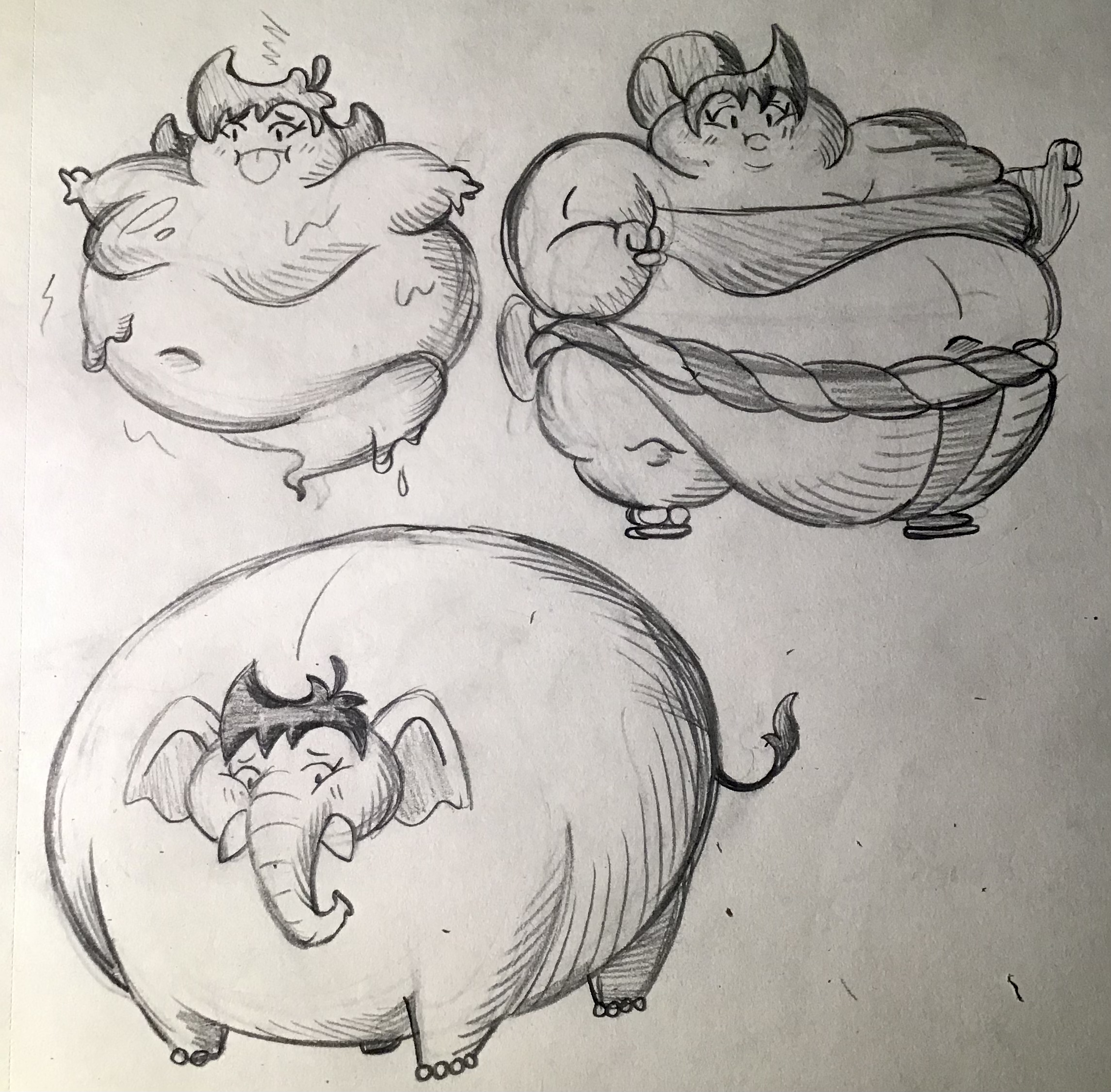 Transformacorp Inflation Sketchdump: some round Zoe's by TransformaCorp on DeviantArt